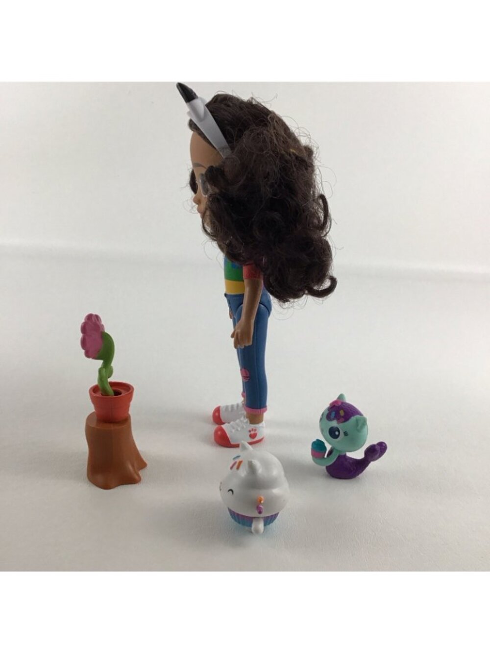 Gabby's Dollhouse 8" Doll Toy Figure Bundle Lot Cakey Cake Mercat Spin Master - Picture 2 of 6